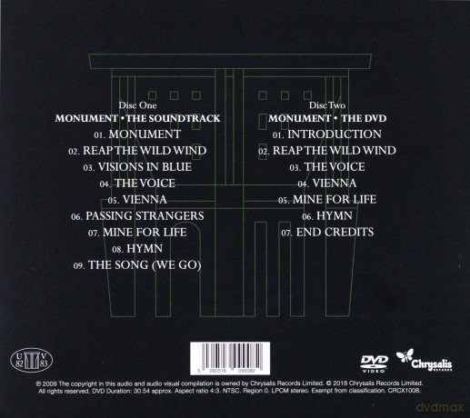 Ultravox: Monument (2009 Digital Remaster) [CD]+[DVD]