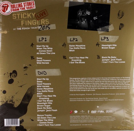 The Rolling Stones: Sticky Fingers Live At The Fonda Theatre (Limited) [BOX] [3xWinyl]+[DVD]