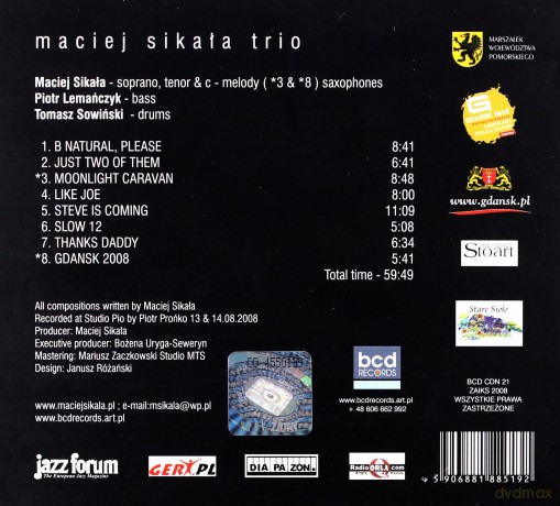 Maciej Sikała: Maciej Sikała Trio [CD]