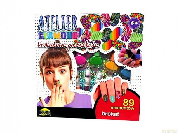 Atelier Glamour Brokatowe paznokcie