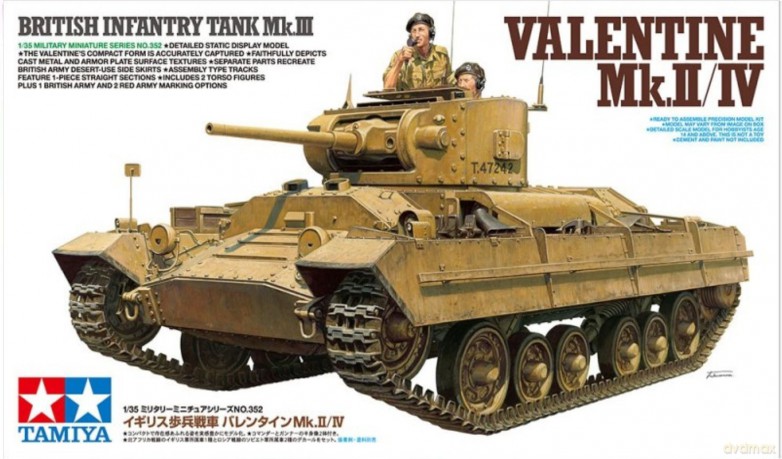 British Mk.III Valentine Mk.II/IV