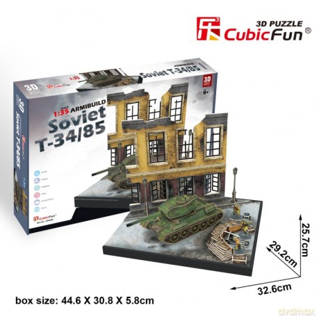 CUBICFUN Puzzle 3D British Cromwell 157 el. [PUZZLE]