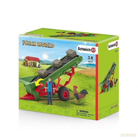 Farmer z taśmociągiem na siano [FIGURKA]