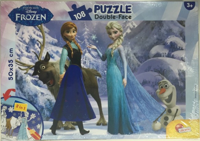 LISCIANIGIOCHI Frozen 108 el. dwustronne [PUZZLE]