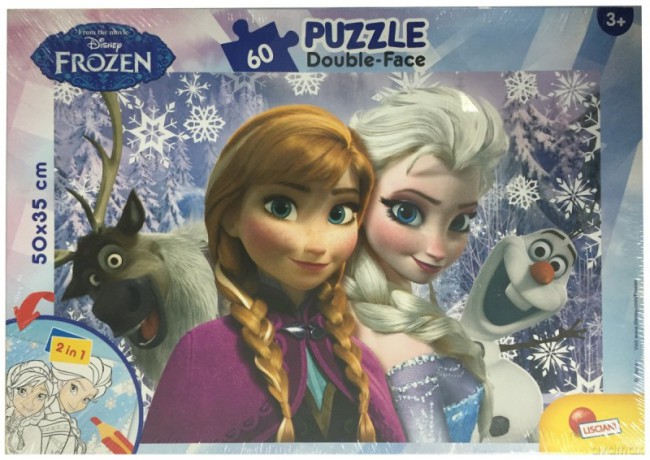 LISCIANIGIOCHI Frozen 60 el. dwustronne [PUZZLE]