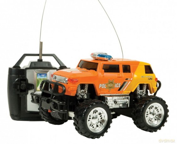 Monster truck z pakietem Policja