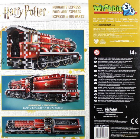 TACTIC Wrebbit Puzzle 3D Harry Potter 460 el. [PUZZLE]