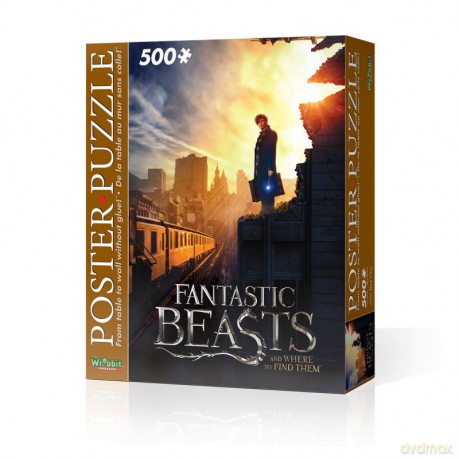 TACTIC Wrebbit Puzzle plakatowe 500 el. Fantastic Beasts - New York City [PUZZLE]