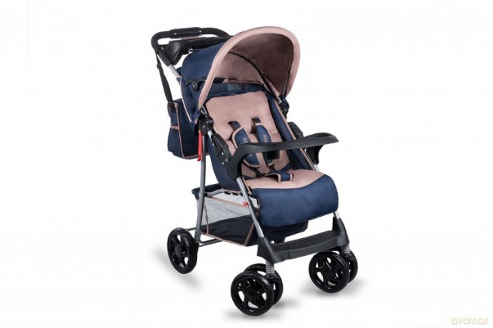 Wózek spacerowy Emma Plus blue/beige