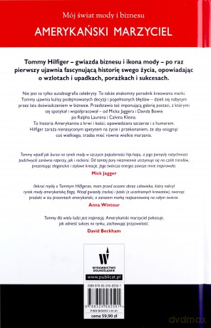 Amerykański marzyciel. Mój świat mody i biznesu - Tommy Hilfiger [KSIĄŻKA]