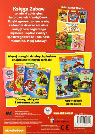 Czas na przygodę. Księga zabaw Psi Patrol [KSIĄŻKA]