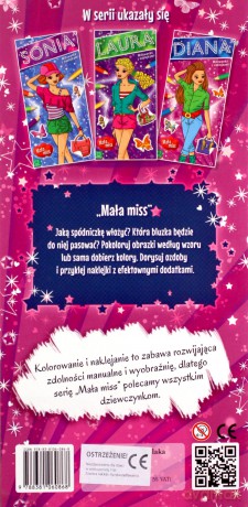 Diana. Malowanka z naklejkami [KSIĄŻKA]