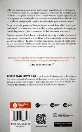 Empatia. Jak odkrycie neuronów lustrzanych zmienia nasze rozumienie ludzkiej natury - Christian Keysers [KSIĄŻKA]