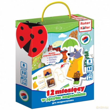Gra magnetyczna 12 miesięcy w języku angielskim [GRA]