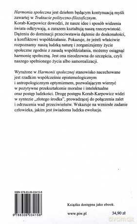 Harmonia społeczna - W. Julian Korab-Karpowicz [KSIĄŻKA]