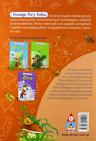 Jesień. Poznaję pory roku - Danuta Klimkiewicz [KSIĄŻKA]
