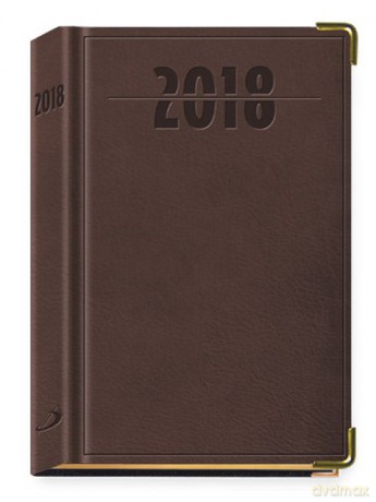 Kalendarz 2018 lux b6 czekoladowy [KALENDARZ]