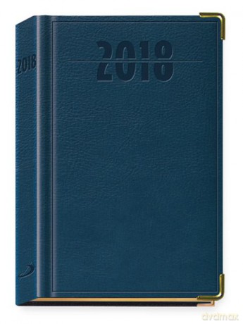 Kalendarz 2018 lux b6 granatowy [KALENDARZ]
