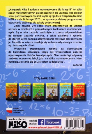 Kangurek Niko i zadania matematyczne dla klasy II - Monika Kozikowska [KSIĄŻKA]