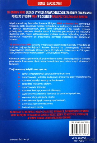 MBA w dziesięć dni. Praktyczny kurs menedżerski - Steven A Silbiger [KSIĄŻKA]