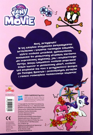 My Little Pony The Movie Książka z tatuażami [KSIĄŻKA]