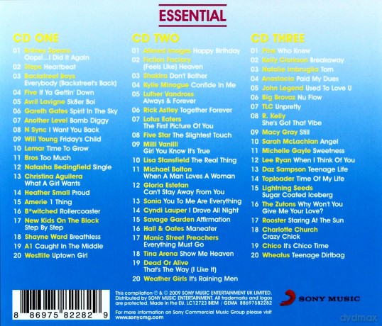 Essential Pop Anthems: Classic 80s, 90s and Current Chart Hits [3CD]