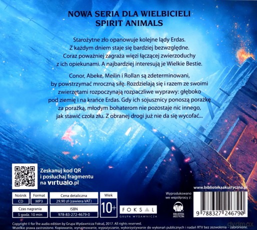 Spalona ziemia. Spirit animals Upadek bestii (Tom 2) - Victoria Schwab [AUDIOBOOK]