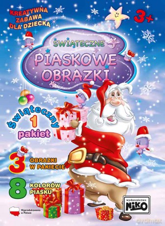 Świąteczne piaskowe obrazki