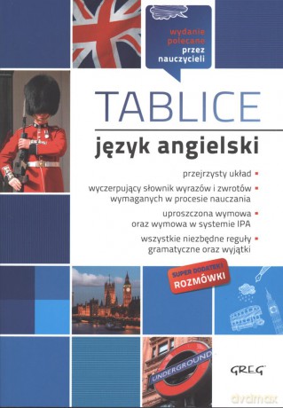 Tablice. Język angielski [KSIĄŻKA]