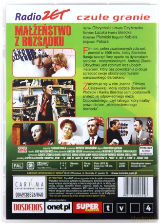 Małżeństwo z rozsądku [DVD]