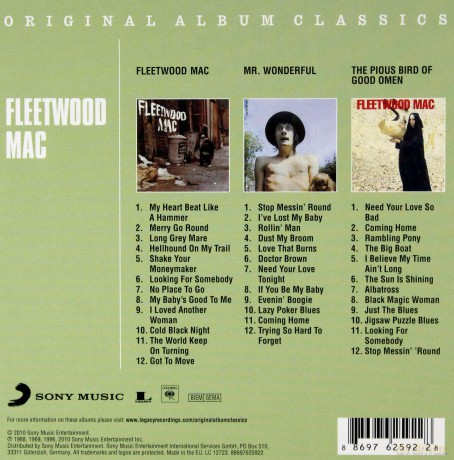 Fleetwood Mac: Original Album Classics (slipcase) [3CD]