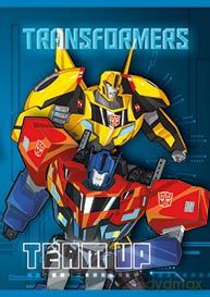 Zeszyt A5 16k linia dwukolorowa Transformers
