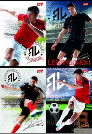 Zeszyt A5 16k linia Robert Lewandowski