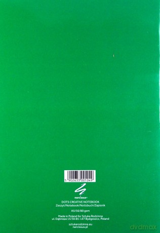 Zeszyt A5 60k kropki Narcissus 11-043