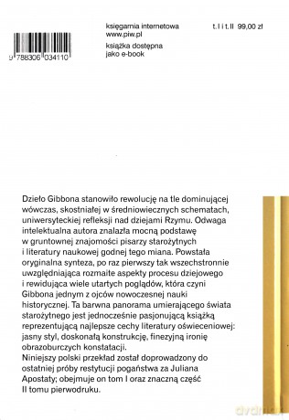 Zmierzch cesarstwa rzymskiego (Tom 2) - Edward Gibbon [KSIĄŻKA]