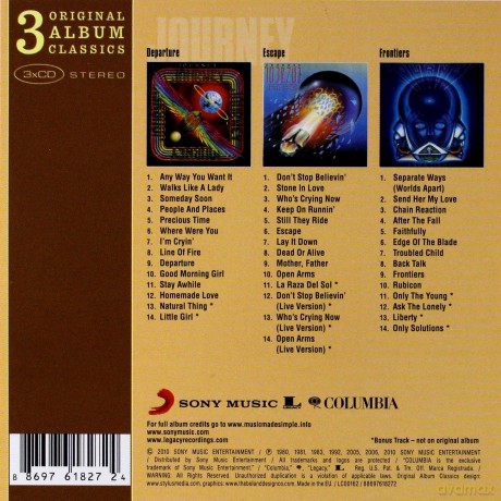 Journey: Original Album Classics [3CD]
