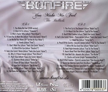 Bonfire: You Make Me Feel The Ballads [2CD]