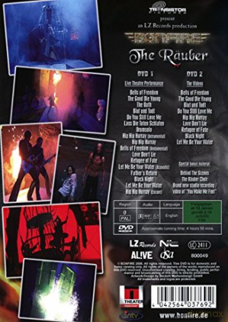 Bonfire: Live Double DVD The Rauber [2DVD]