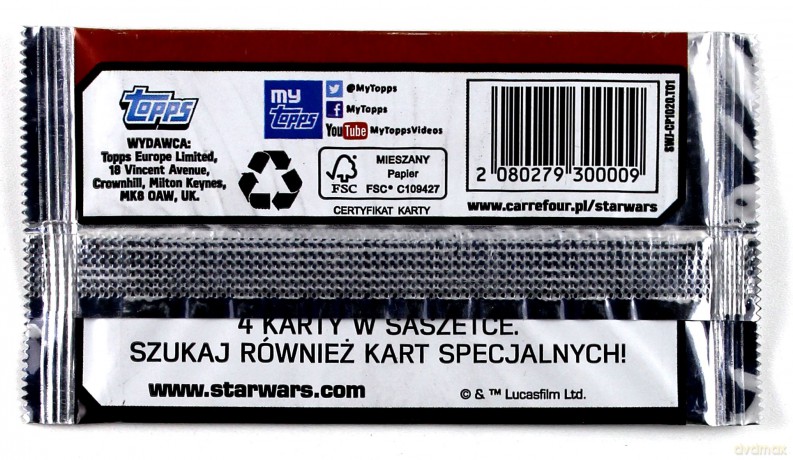 Karty Kolekcjonerskie Star Wars (Gwiezdne Wojny) [KARTY]