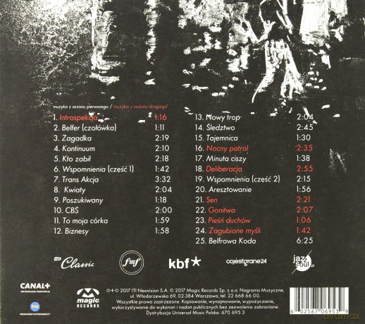 Belfer soundtrack [CD]