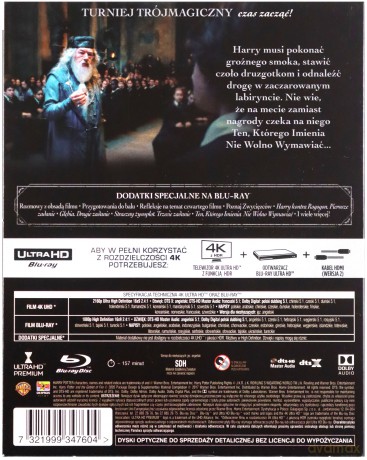Harry Potter i Czara Ognia [Blu-Ray 4K]+[Blu-Ray]