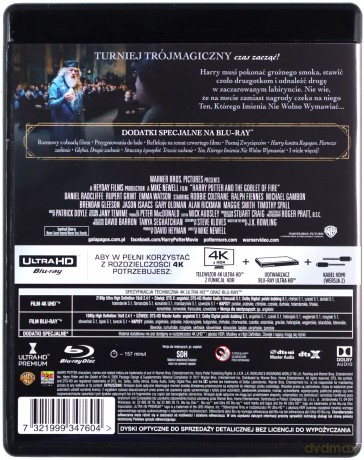 Harry Potter i Czara Ognia [Blu-Ray 4K]+[Blu-Ray]