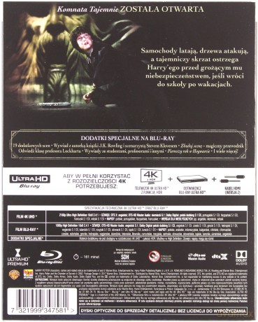 Harry Potter i Komnata Tajemnic [Blu-Ray 4K]+[Blu-Ray]