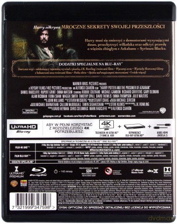 Harry Potter i Więzień Azkabanu [Blu-Ray 4K]+[Blu-Ray]