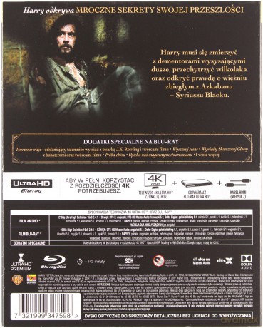 Harry Potter i Więzień Azkabanu [Blu-Ray 4K]+[Blu-Ray]