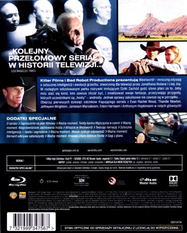Westworld Sezon 1 (digipack) [3xBlu-Ray]