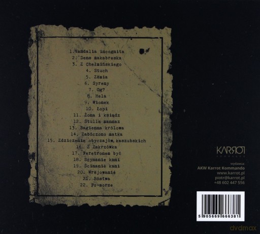Żywiołak: Pieśni Pół/nocy [CD]