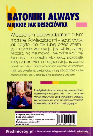 Batoniki Always miękkie jak deszczówka - Marta Fox [KSIĄŻKA]