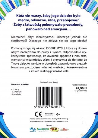 Dobre myśli. Karty afirmacyjne dla chłopców - Patrycja Juszkat
