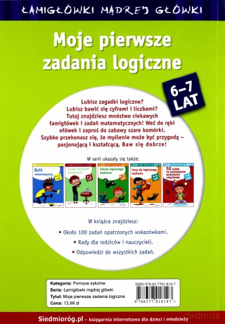 Moje pierwsze zadana logiczne 6-7 lat - Roger Rougier [KSIĄŻKA]
